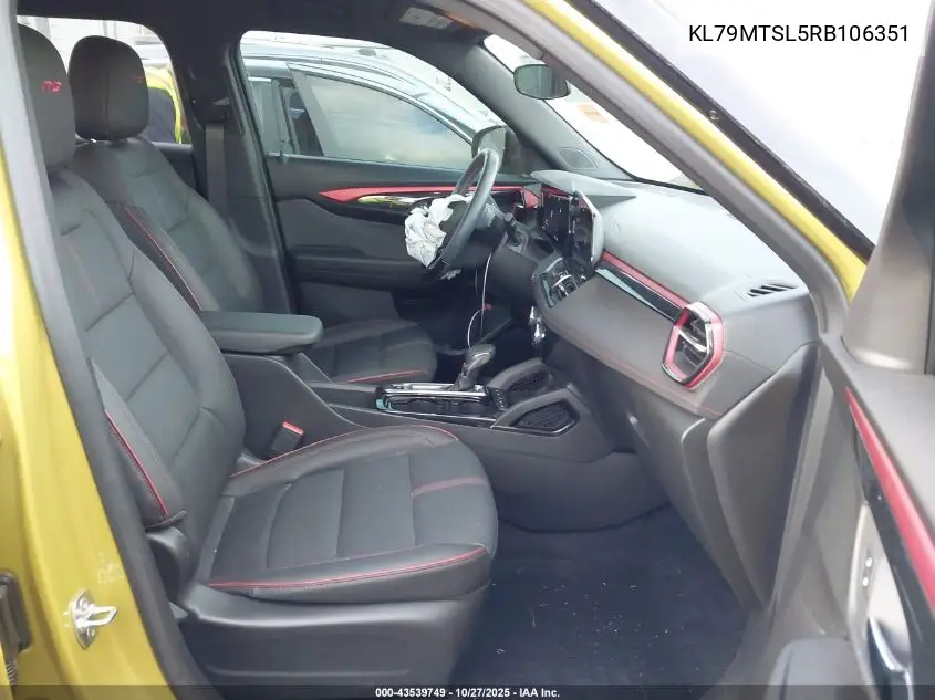 KL79MTSL5RB106351 2024 Chevrolet Trailblazer Fwd Rs