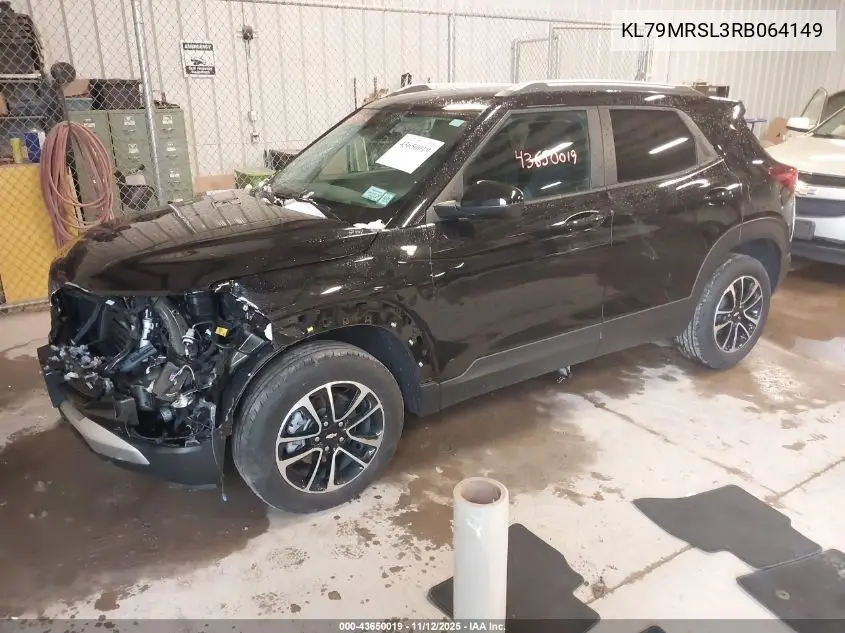 KL79MRSL3RB064149 2024 Chevrolet Trailblazer Awd Lt