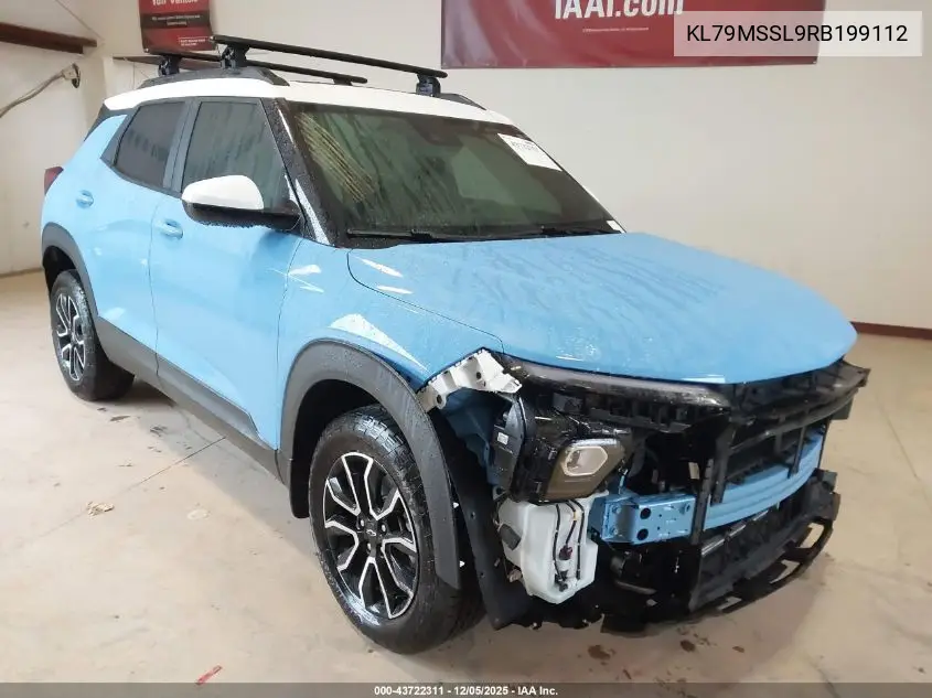 KL79MSSL9RB199112 2024 Chevrolet Trailblazer Awd Activ