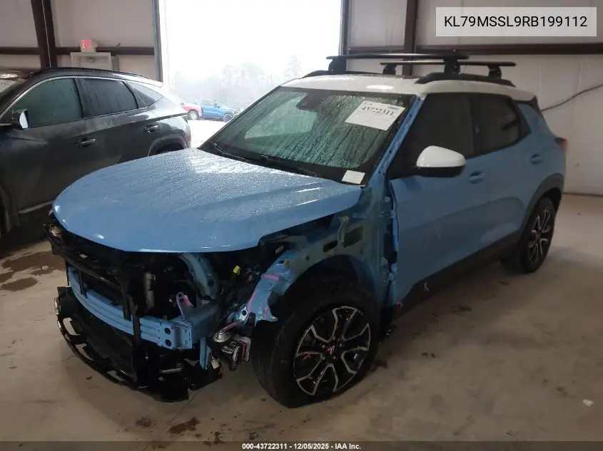 KL79MSSL9RB199112 2024 Chevrolet Trailblazer Awd Activ