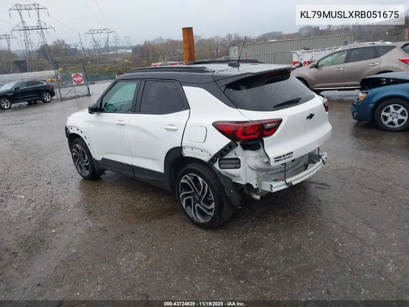 KL79MUSLXRB051675 2024 Chevrolet Trailblazer Awd Rs