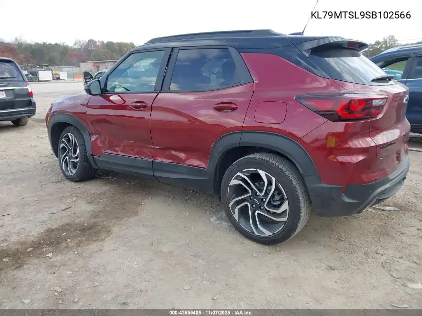 KL79MTSL9SB102566 2025 Chevrolet Trailblazer Fwd Rs