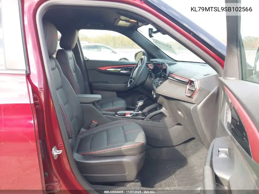 KL79MTSL9SB102566 2025 Chevrolet Trailblazer Fwd Rs