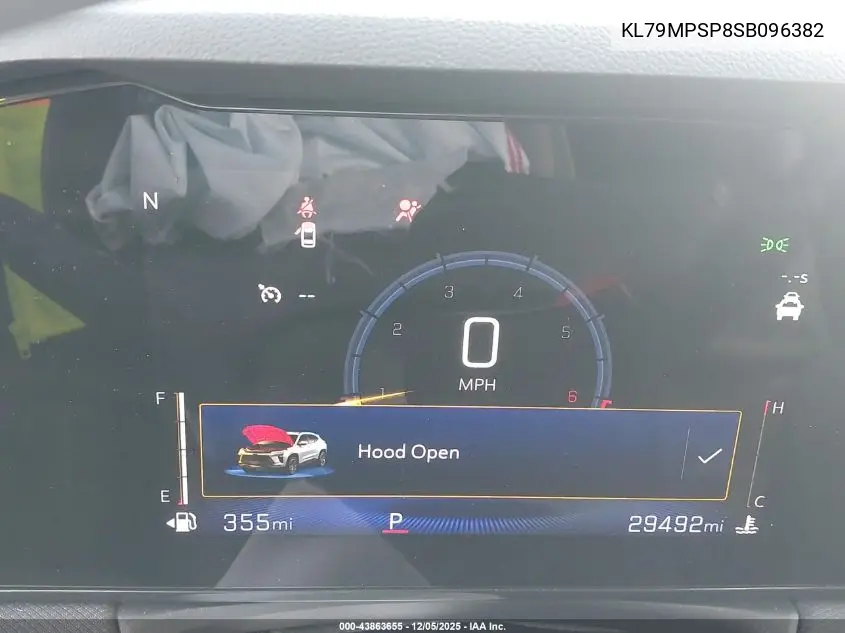 KL79MPSP8SB096382 2025 Chevrolet Trailblazer Fwd Lt