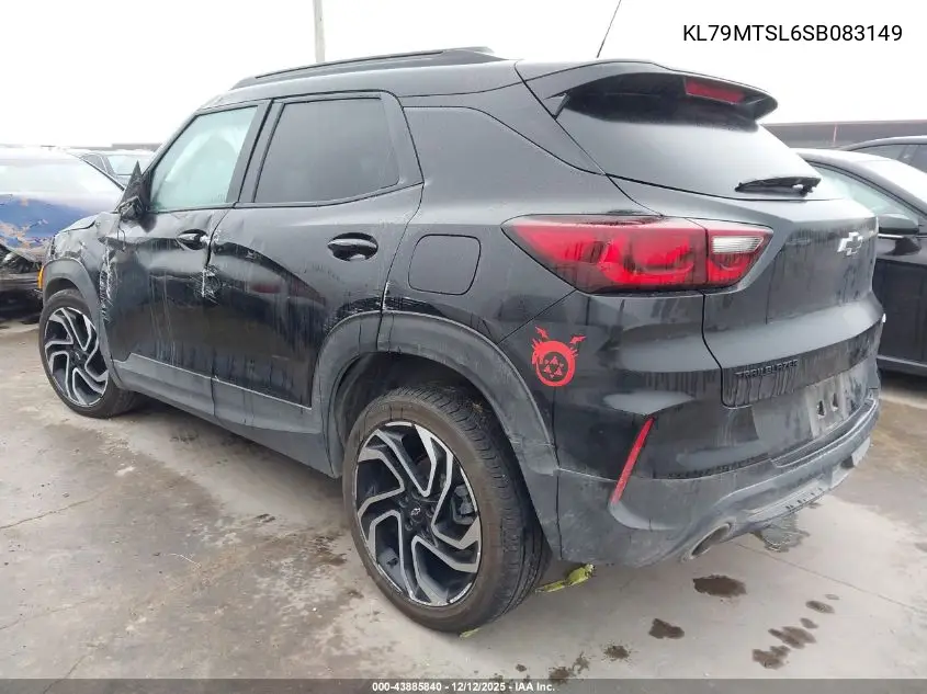KL79MTSL6SB083149 2025 Chevrolet Trailblazer Fwd Rs