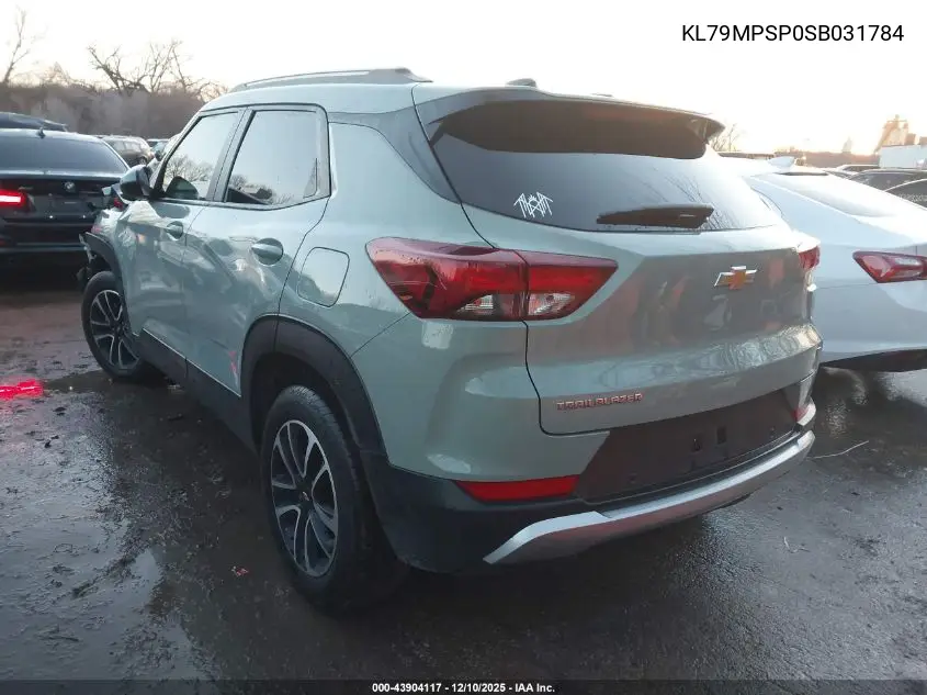 KL79MPSP0SB031784 2025 Chevrolet Trailblazer Fwd Lt
