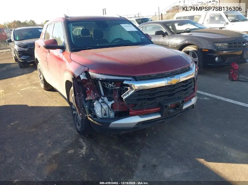 KL79MPSP7SB136306 2025 Chevrolet Trailblazer Fwd Lt