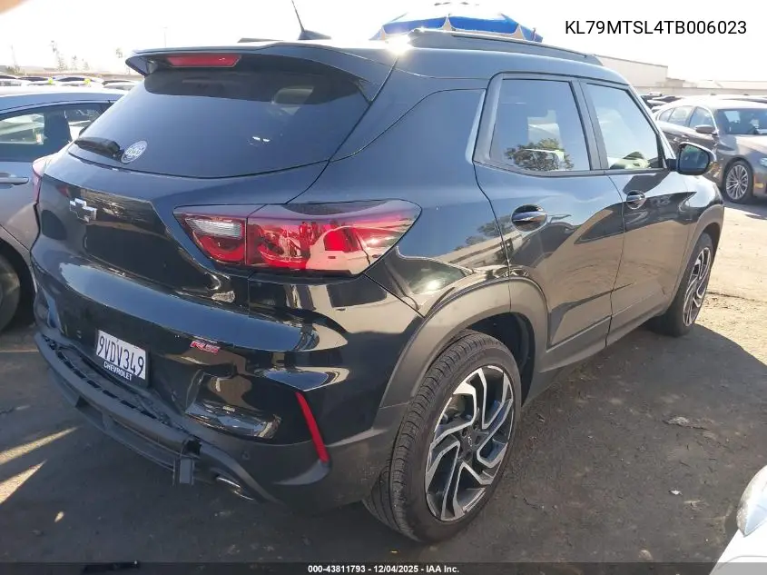 KL79MTSL4TB006023 2026 Chevrolet Trailblazer Fwd Rs