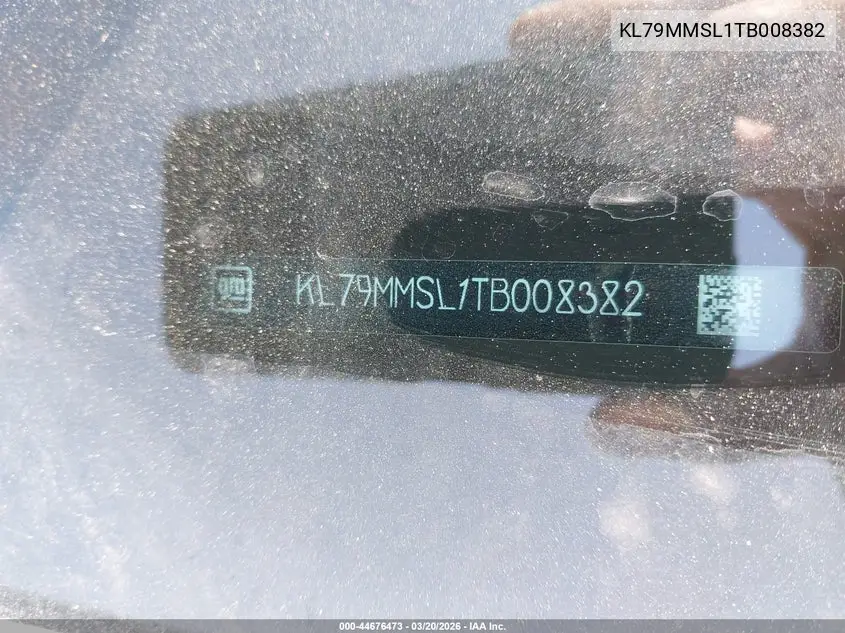KL79MMSL1TB008382 2026 Chevrolet Trailblazer Fwd Ls