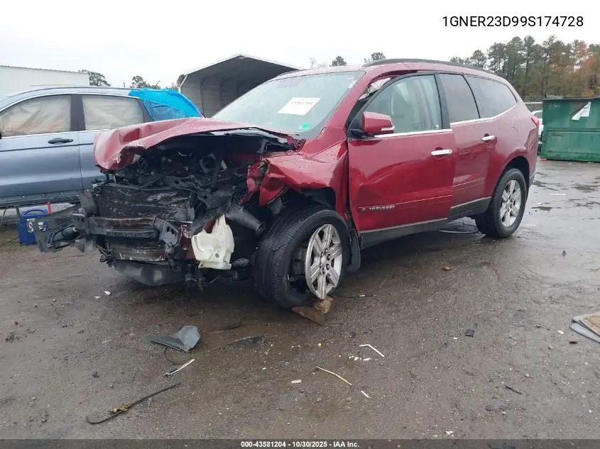 1GNER23D99S174728 2009 Chevrolet Traverse Lt