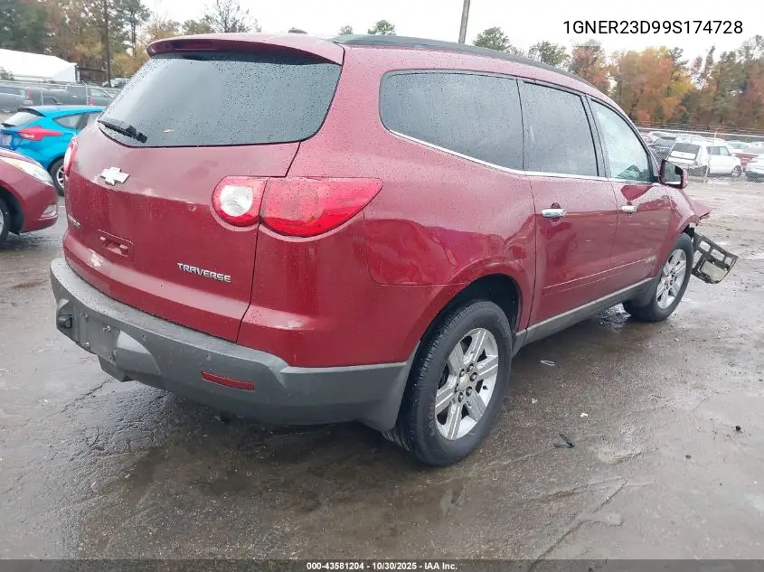 1GNER23D99S174728 2009 Chevrolet Traverse Lt