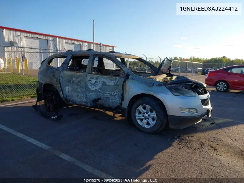 1GNLREED3AJ224412 2010 Chevrolet Traverse Ls