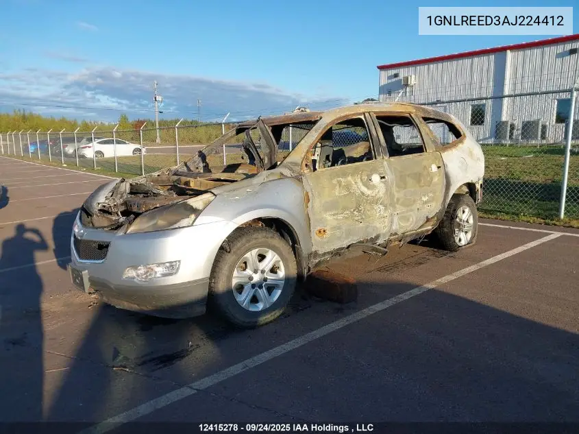 1GNLREED3AJ224412 2010 Chevrolet Traverse Ls
