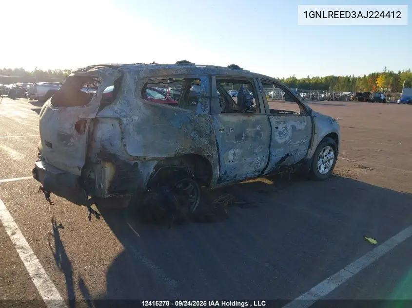 1GNLREED3AJ224412 2010 Chevrolet Traverse Ls
