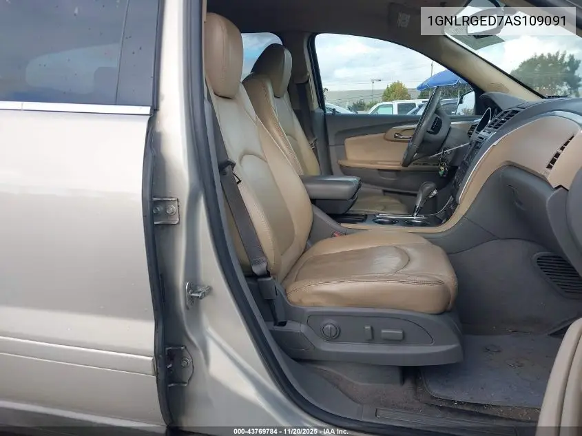 1GNLRGED7AS109091 2010 Chevrolet Traverse Lt