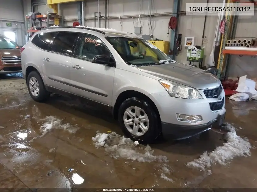 1GNLREED5AS110342 2010 Chevrolet Traverse Ls