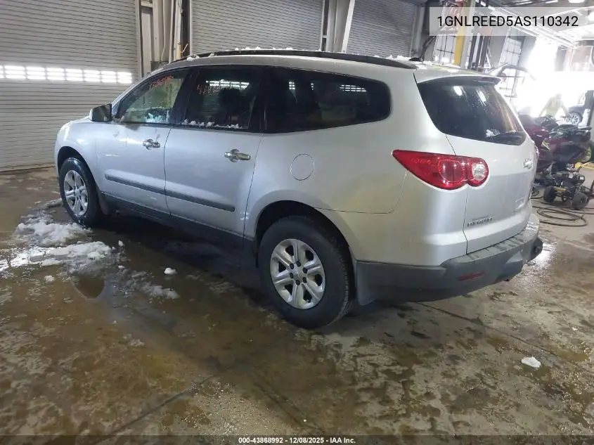 1GNLREED5AS110342 2010 Chevrolet Traverse Ls