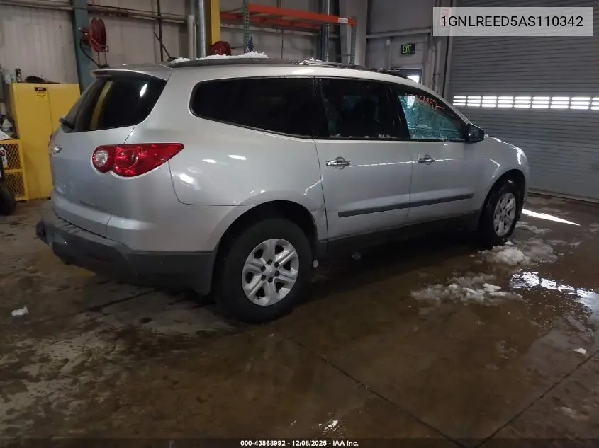 1GNLREED5AS110342 2010 Chevrolet Traverse Ls