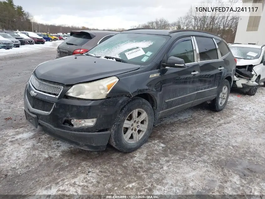 1GNLVFED7AJ241117 2010 Chevrolet Traverse Lt