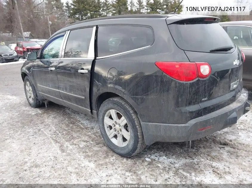 1GNLVFED7AJ241117 2010 Chevrolet Traverse Lt