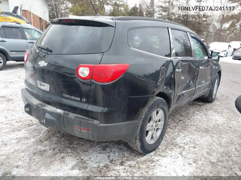 1GNLVFED7AJ241117 2010 Chevrolet Traverse Lt