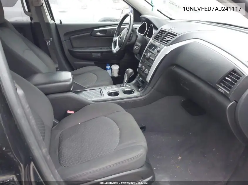 1GNLVFED7AJ241117 2010 Chevrolet Traverse Lt