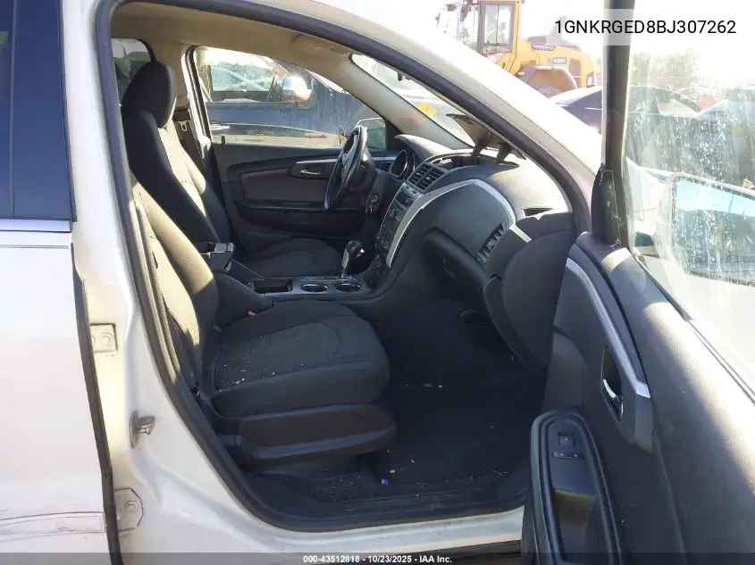 1GNKRGED8BJ307262 2011 Chevrolet Traverse 1Lt