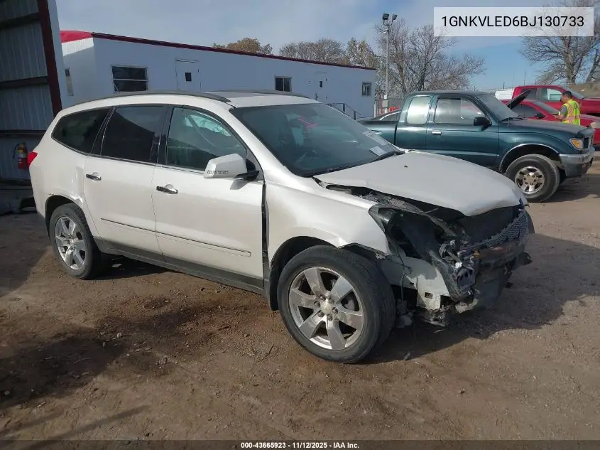 1GNKVLED6BJ130733 2011 Chevrolet Traverse Ltz