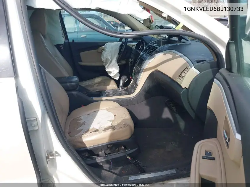 1GNKVLED6BJ130733 2011 Chevrolet Traverse Ltz