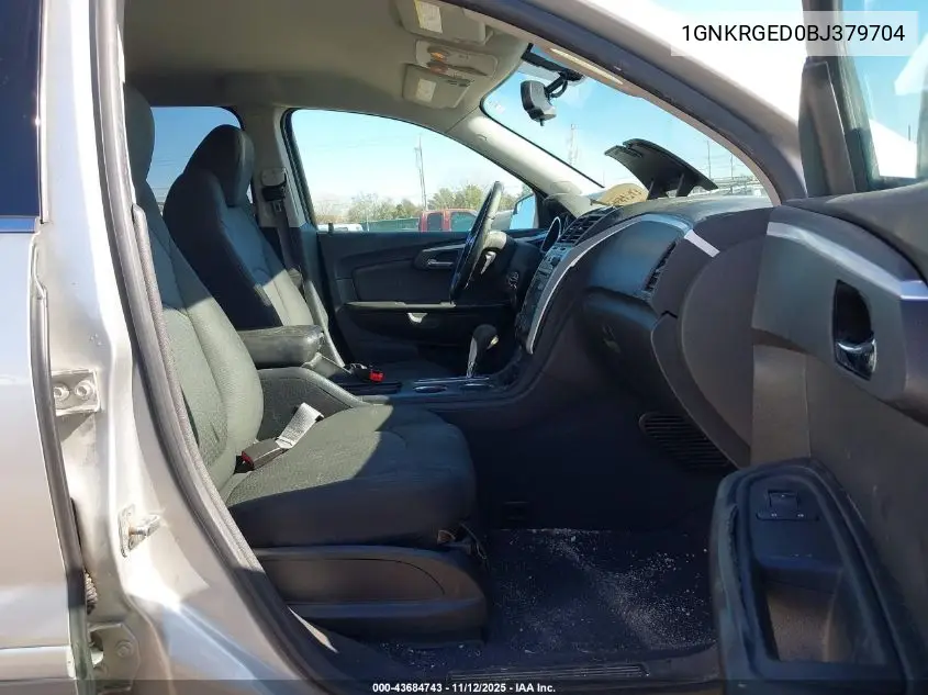 1GNKRGED0BJ379704 2011 Chevrolet Traverse 1Lt