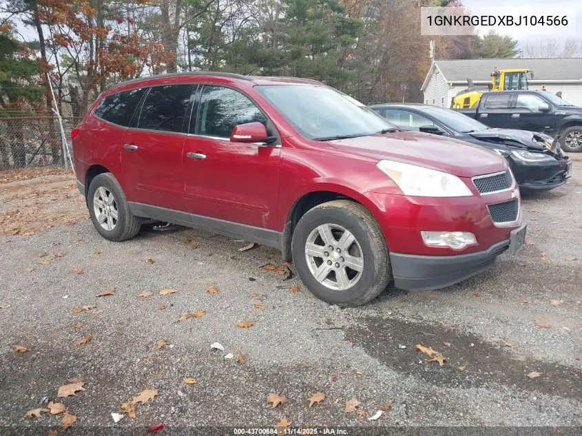 1GNKRGEDXBJ104566 2011 Chevrolet Traverse 1Lt