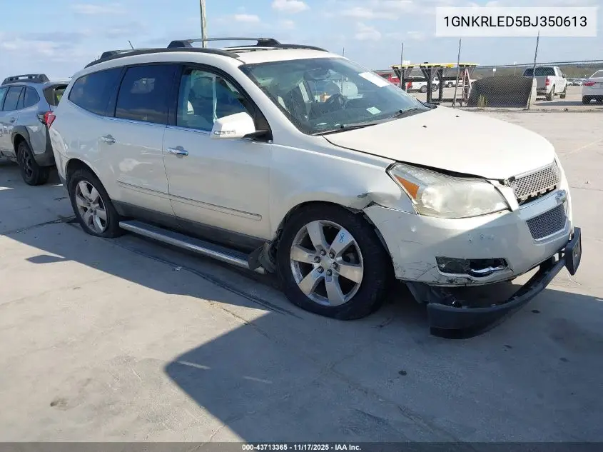 1GNKRLED5BJ350613 2011 Chevrolet Traverse Ltz