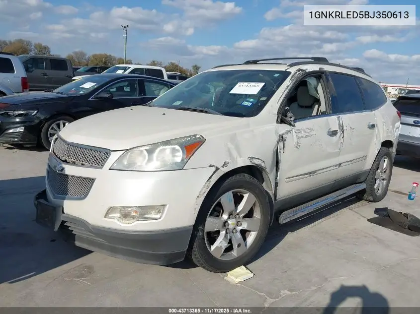 1GNKRLED5BJ350613 2011 Chevrolet Traverse Ltz