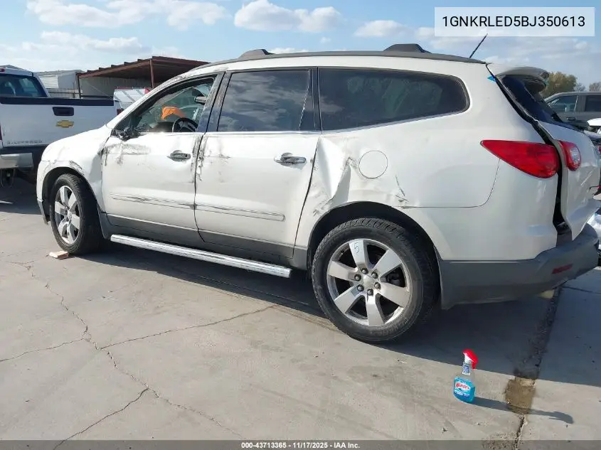 1GNKRLED5BJ350613 2011 Chevrolet Traverse Ltz