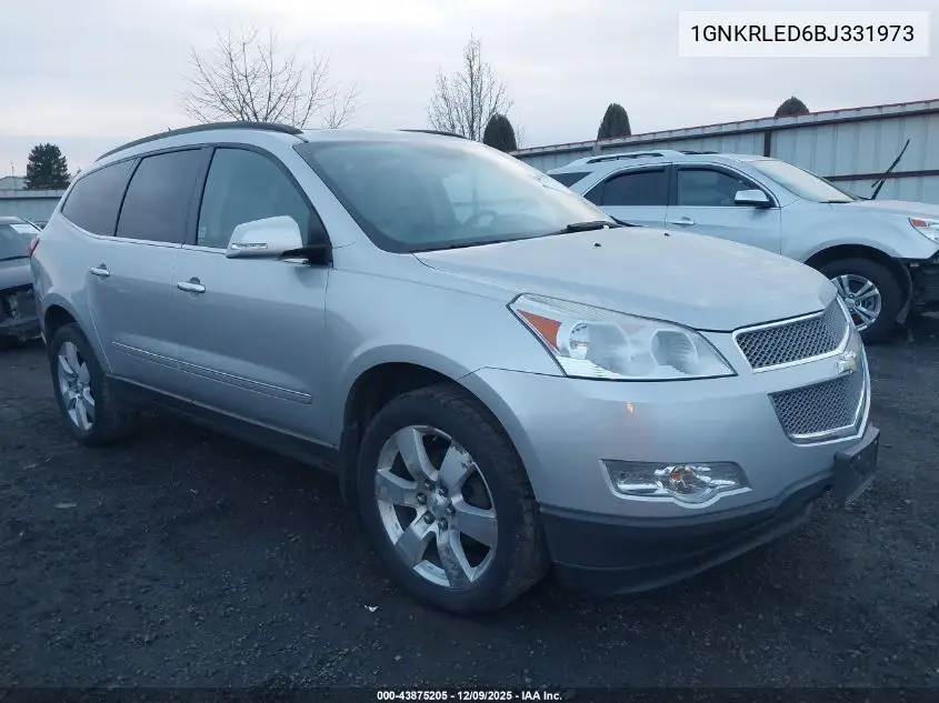1GNKRLED6BJ331973 2011 Chevrolet Traverse Ltz