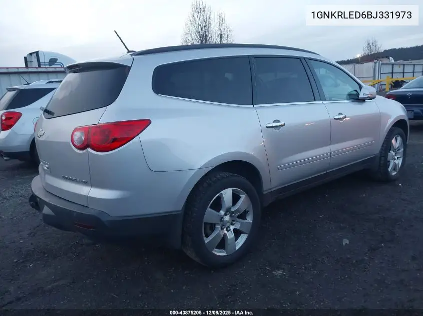 1GNKRLED6BJ331973 2011 Chevrolet Traverse Ltz