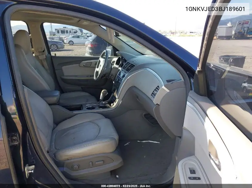 1GNKVJED3BJ189601 2011 Chevrolet Traverse 2Lt
