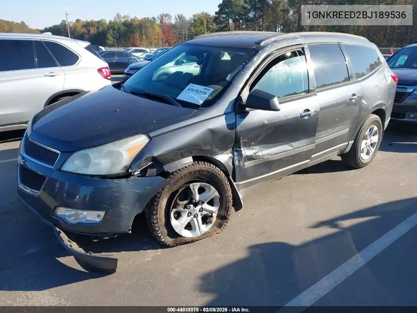 1GNKREED2BJ189536 2011 Chevrolet Traverse Ls