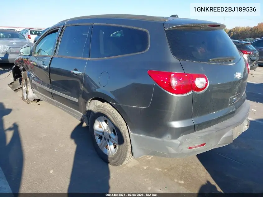 1GNKREED2BJ189536 2011 Chevrolet Traverse Ls