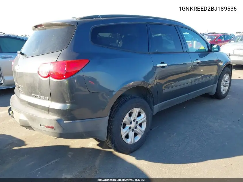 1GNKREED2BJ189536 2011 Chevrolet Traverse Ls