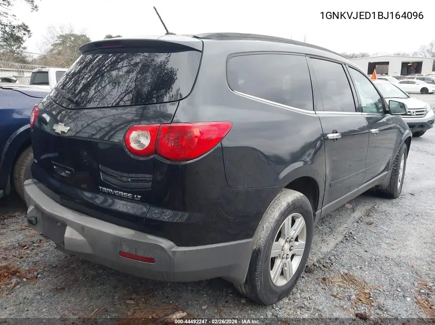 1GNKVJED1BJ164096 2011 Chevrolet Traverse 2Lt