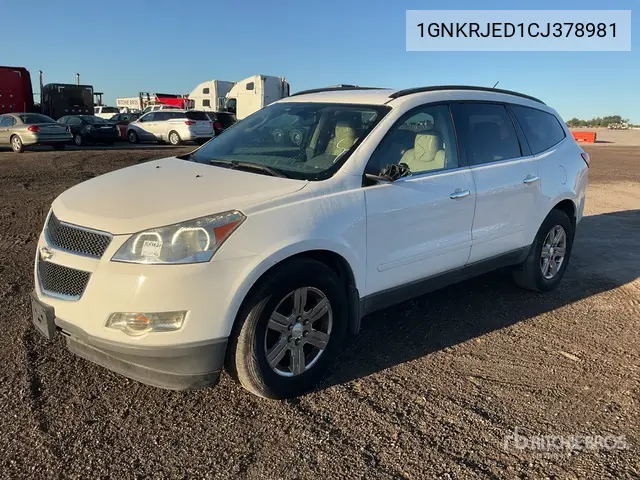 1GNKRJED1CJ378981 2012 Chevrolet Traverse 2012 Chevrolet Traverse Lt 2Wd Suv