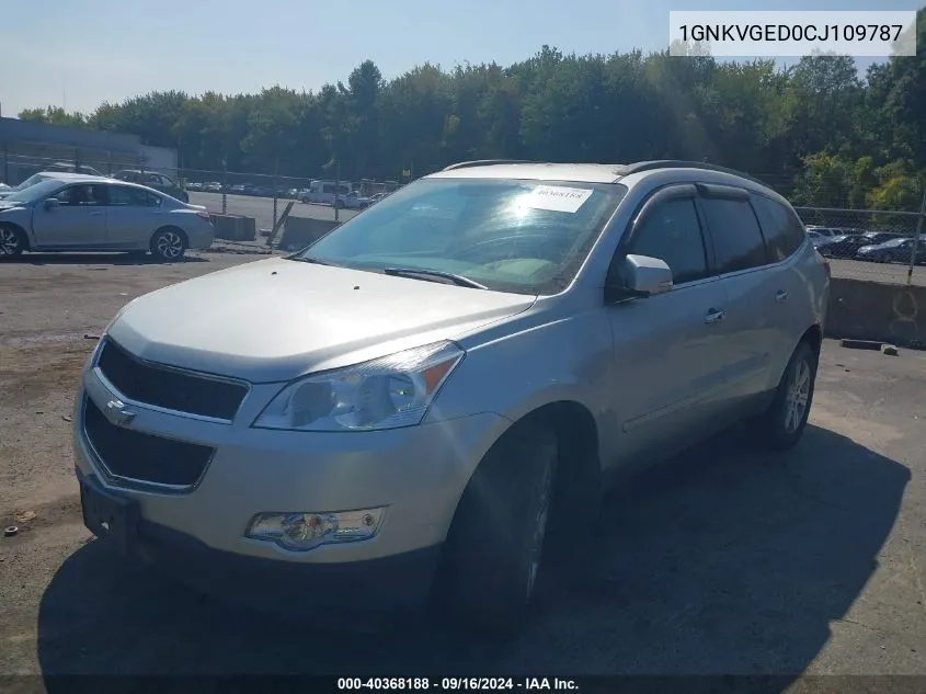 1GNKVGED0CJ109787 2012 Chevrolet Traverse 1Lt