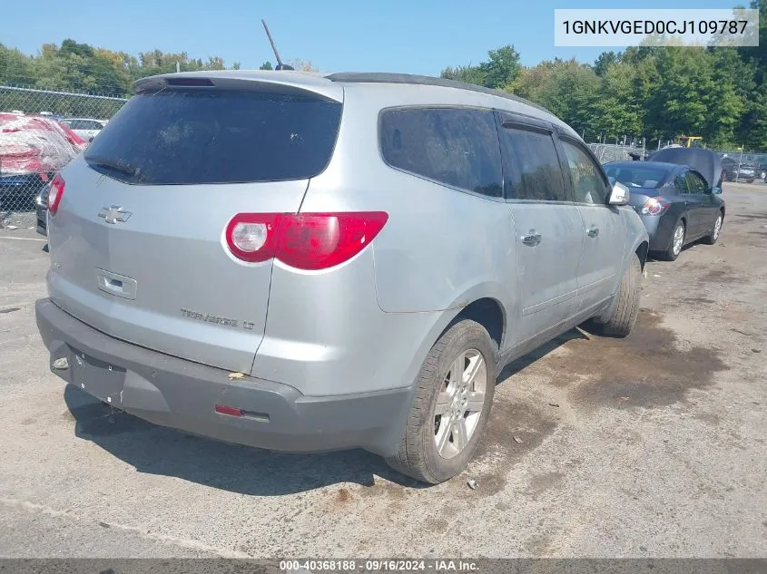 1GNKVGED0CJ109787 2012 Chevrolet Traverse 1Lt