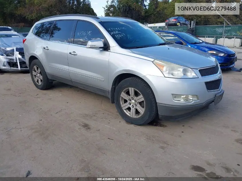 1GNKVGED6CJ279488 2012 Chevrolet Traverse 1Lt