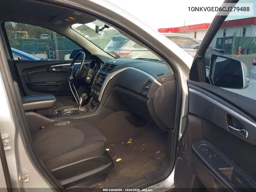 1GNKVGED6CJ279488 2012 Chevrolet Traverse 1Lt