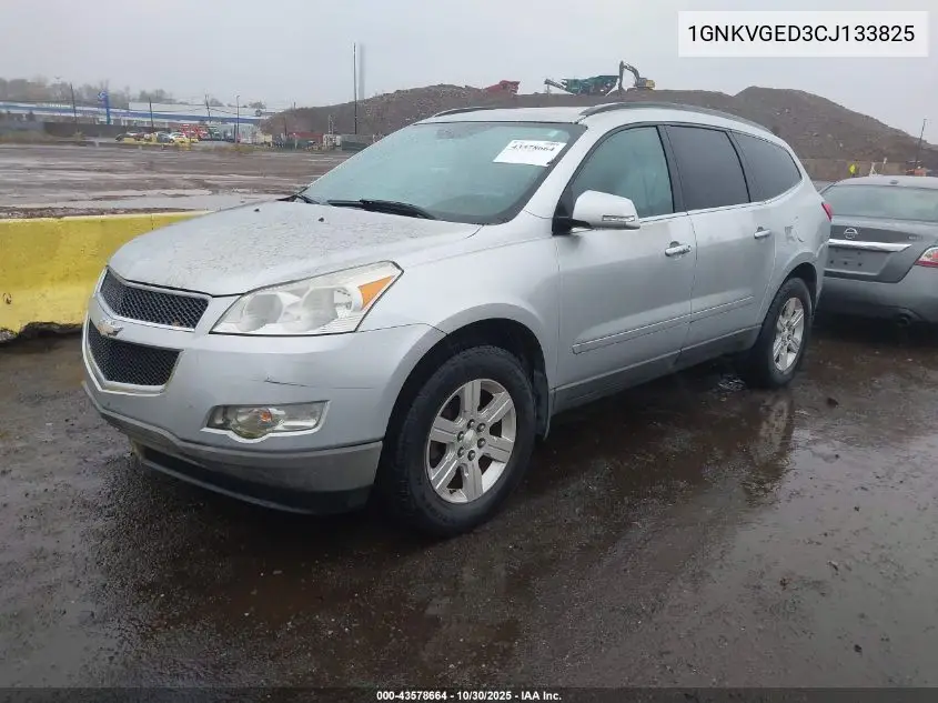 1GNKVGED3CJ133825 2012 Chevrolet Traverse 1Lt