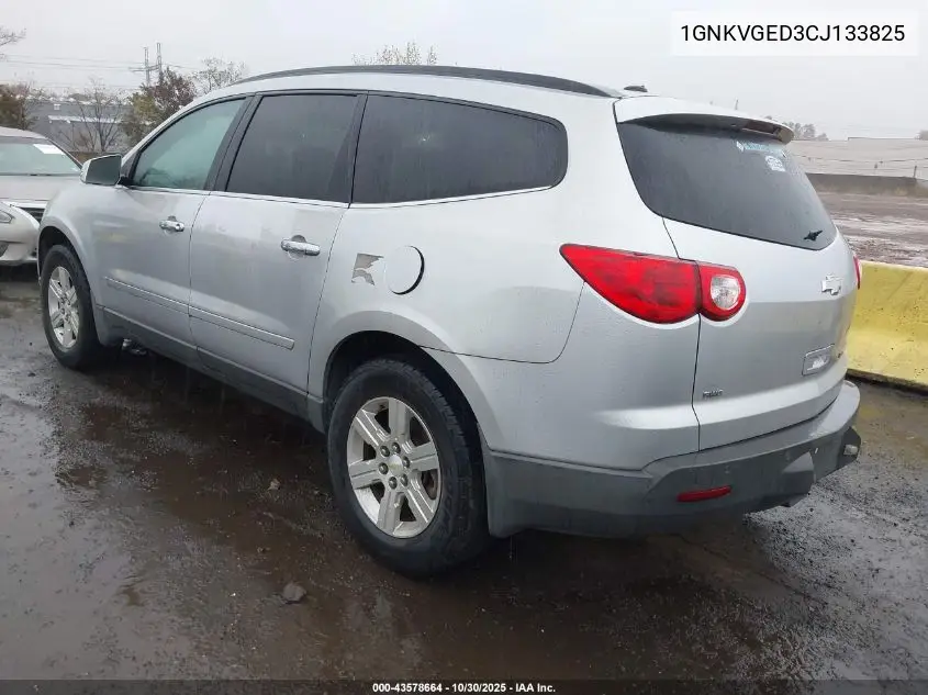 1GNKVGED3CJ133825 2012 Chevrolet Traverse 1Lt