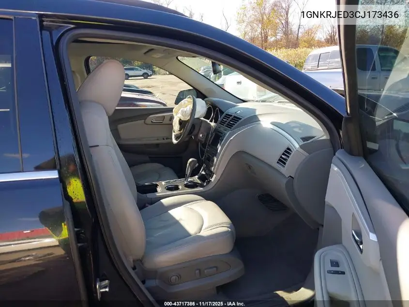 1GNKRJED3CJ173436 2012 Chevrolet Traverse 2Lt