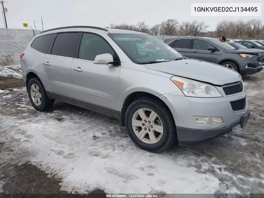 1GNKVGED2CJ134495 2012 Chevrolet Traverse 1Lt